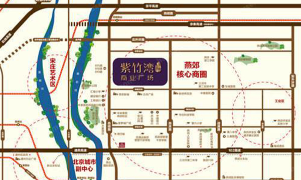 紫竹湾商业广场交通图